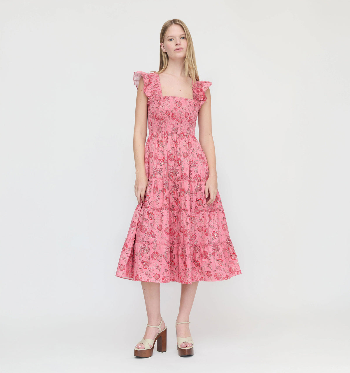 Couturebud The Ellie Nap Dress - Pink Pimlico Floral