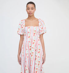 CouturebudThe Matilda Dress - Pomegranate Stripe