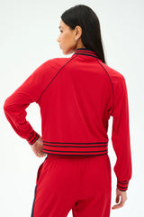 Hayes Varsity Rigor Jacket - Pirate Red