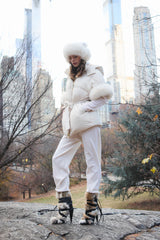 Couturebud x MAX&MOI Robin Wool-Cashmere Jogger - WHITE