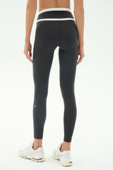 Mason High Waist Rigor Full Length - Graphite/White