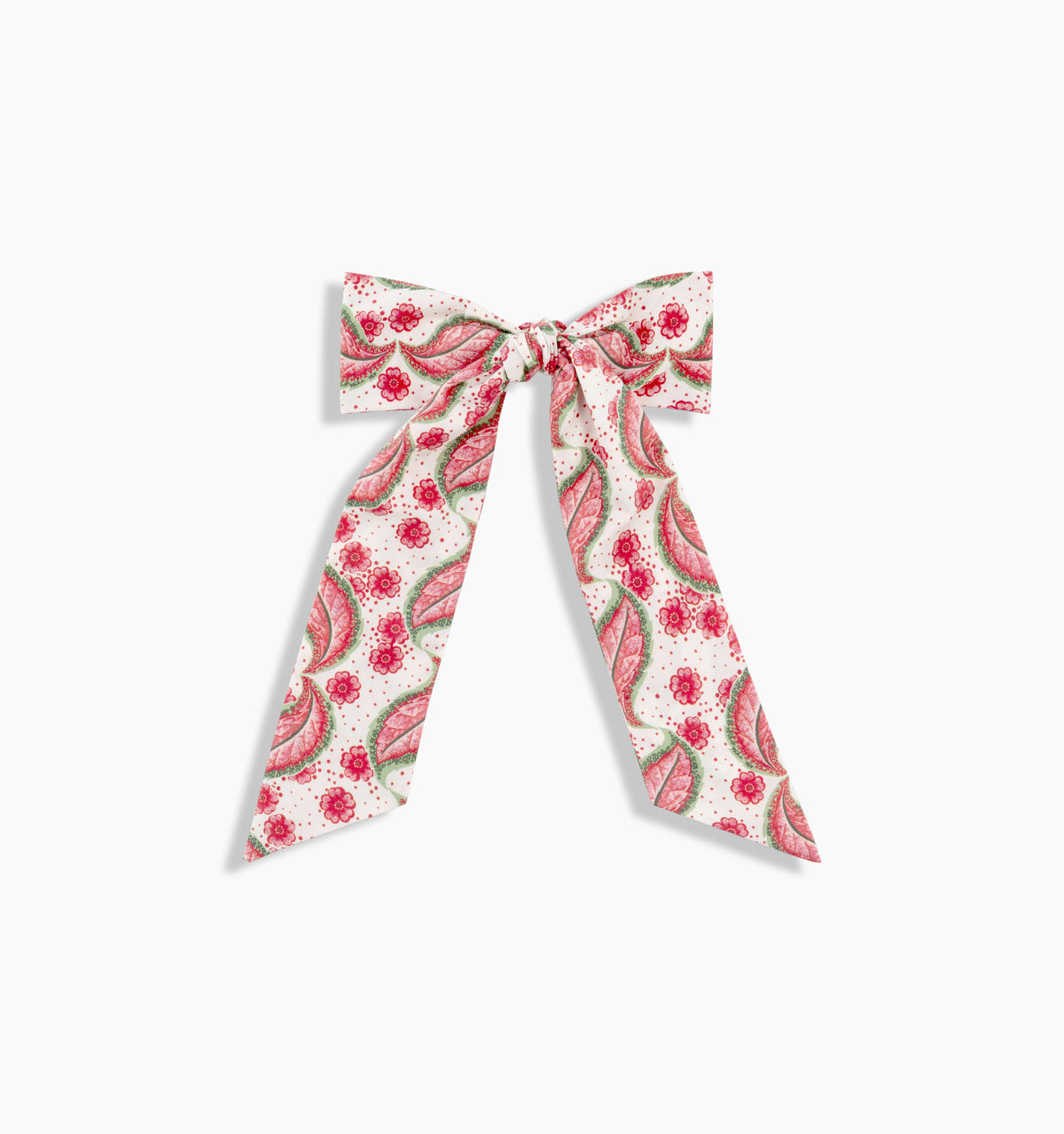 Couturebud The Belle Bow - Birch Vine Stripe