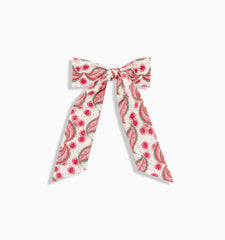 Couturebud The Belle Bow - Birch Vine Stripe