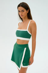 Monah Rigor Bra - Arugula/White