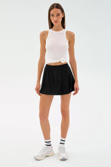 Venus High Waist Rigor Skort - Black