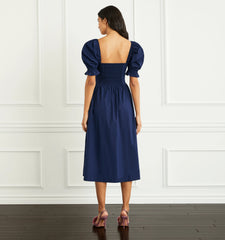 Couturebud The Ophelia Dress - Navy Poplin