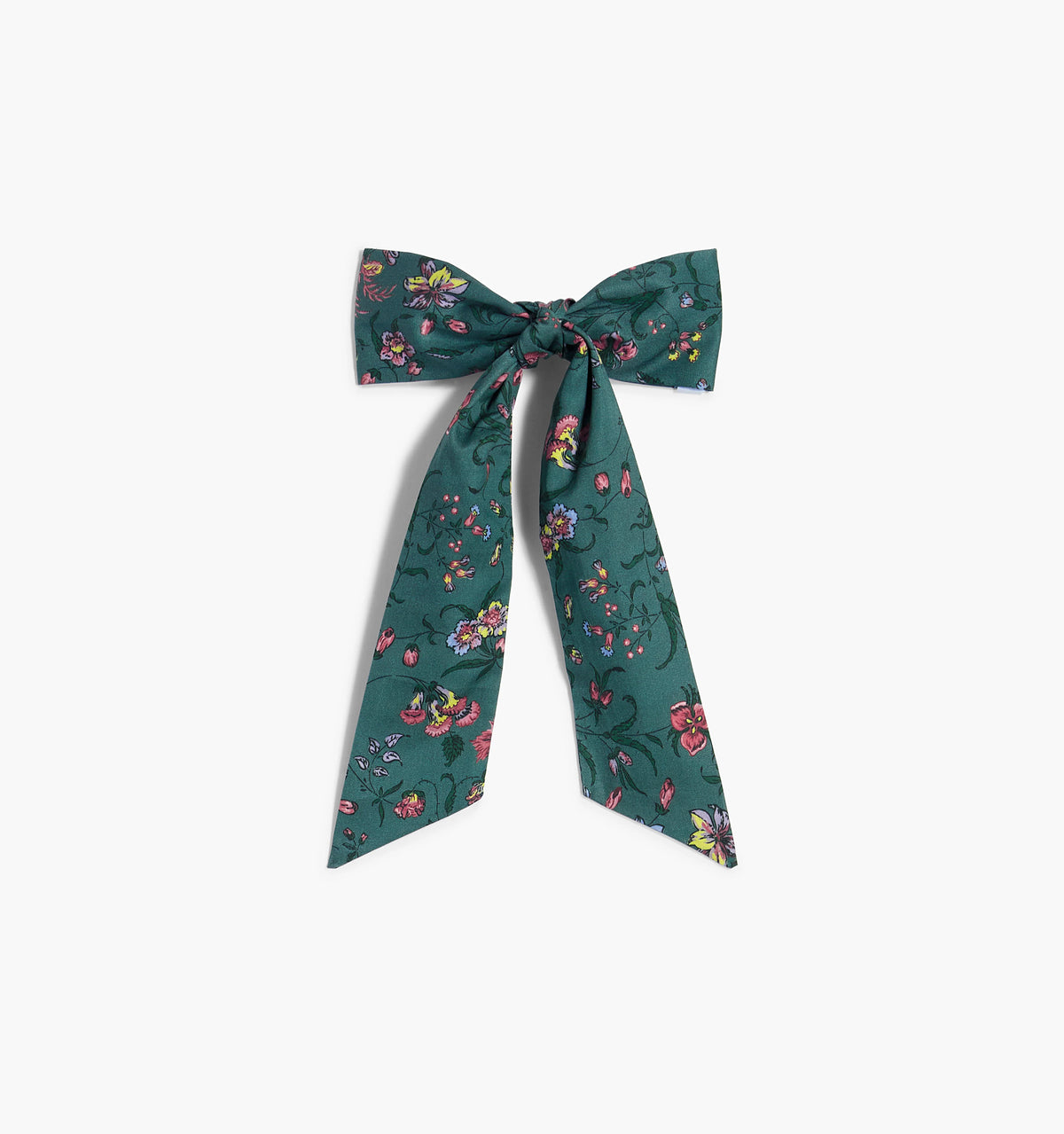 Couturebud The Belle Bow - Bottle Green Fleur Chintz