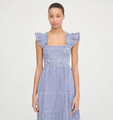 CouturebudThe Ellie Maxi Nap Dress - Navy Gingham