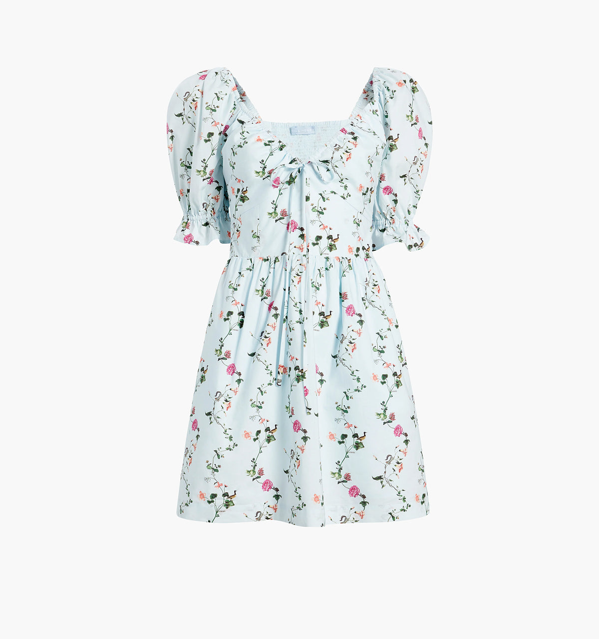 Couturebud The Ophelia Mini Dress - Pond Floral