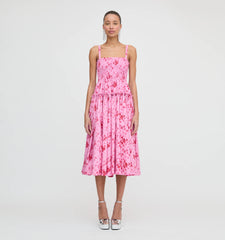 CouturebudThe Seraphina Midi Nap Dress - Pink Sweet Peas