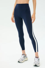 Miles High Waist Rigor 7/8 - Indigo/White