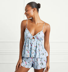 Couturebud The Perri Sleep Tank - Pond Floral