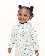 Couturebud The Footie Pajama - Blue Botanical