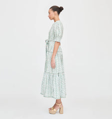 Couturebud The Yara Dress -  Green Provence Floral
