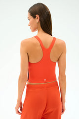Ella Airweight Tank - Valencia/Indigo
