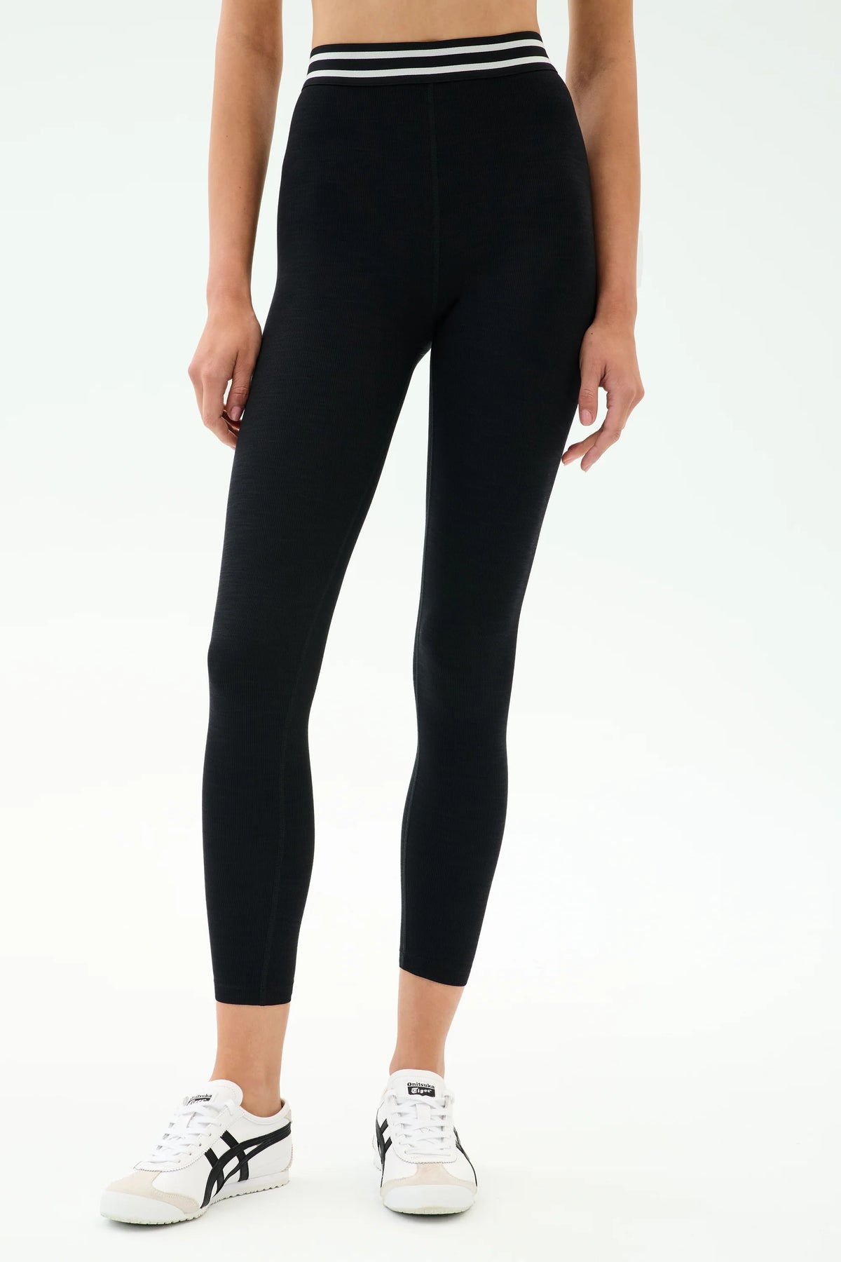 Bailey High Waist Active Rib 7/8 - Black