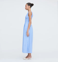 CouturebudThe Cosima Nap Dress - Blue Stripe