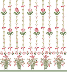 Couturebud The Belle Bow - White Trailing Fern