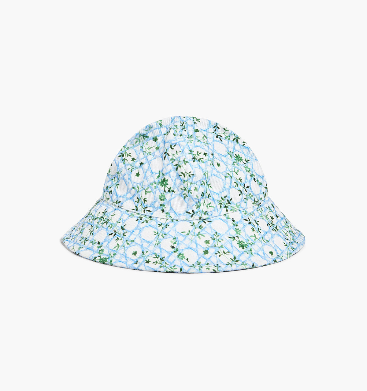 Couturebud The Baby Sunhat - Blue Basketweave Vine