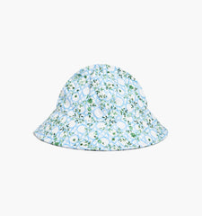 Couturebud The Baby Sunhat - Blue Basketweave Vine