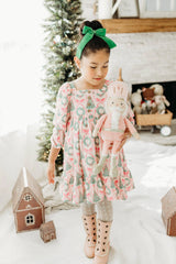 Puff Sleeve Gauze Dress - Wreath & Wonder