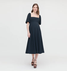 Couturebud The Maternity Matilda Dress - Black Crepe