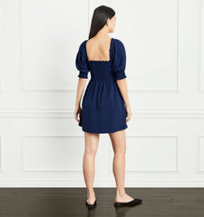Couturebud The Athena Nap Dress - Navy Crepe