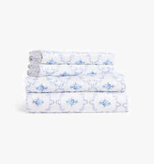 Couturebud The Sheet Set - Blue Trellis