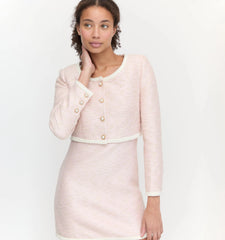 Couturebud The Bernadette Jacket - Rose Tweed