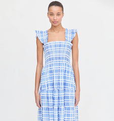 CouturebudThe Ellie Nap Dress - Blue Watercolor Gingham