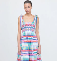 Couturebud The Ribbon Ellie Nap Dress - Multi Gingham