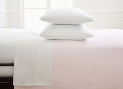 Couturebud The Dream Matelasse Coverlet - Dusty Pink