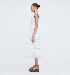 CouturebudThe Ellie Nap Dress - White Trailing Fern