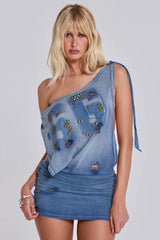 Route 66 Studded Backless Dress