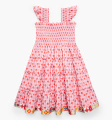 Couturebud The Tiny Ellie Nap Dress - Pink Cala Check