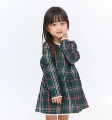 Couturebud The Tiny Lottie Dress - Juniper Tartan