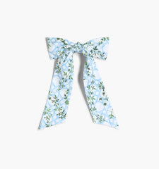 Couturebud The Belle Bow - Blue Basketweave Vine
