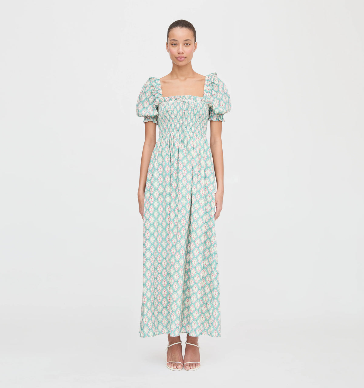 Couturebud The Scarlett Nap Dress - Raspberry Ikat