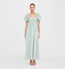 Couturebud The Scarlett Nap Dress - Raspberry Ikat