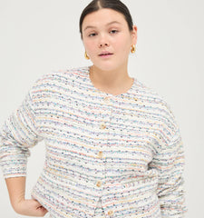 Couturebud The Ames Jacket - Tonal Multi Tweed