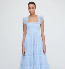 Couturebud The Tulle Ellie Nap Dress - Powder Blue Tulle