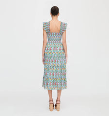 Couturebud The Ellie Nap Dress - Geranium Stripe