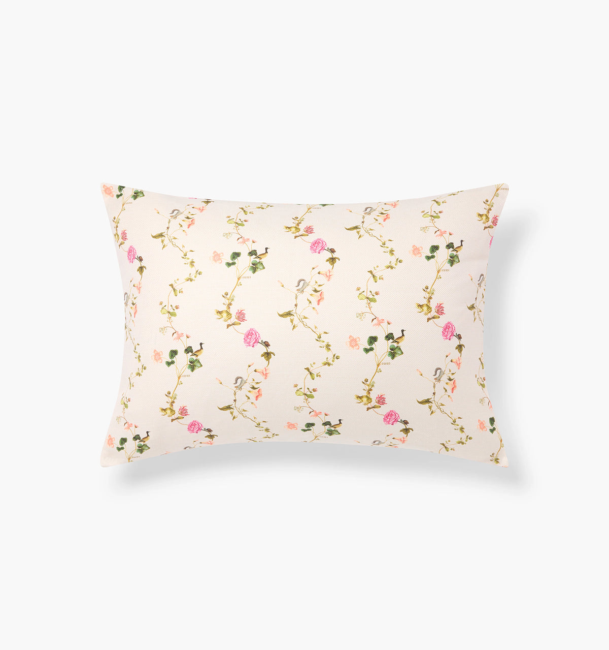 Couturebud The Perry Lumbar Throw Pillowcase - Shell Pond Floral