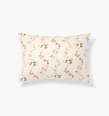 Couturebud The Perry Lumbar Throw Pillow - Shell Pond Floral