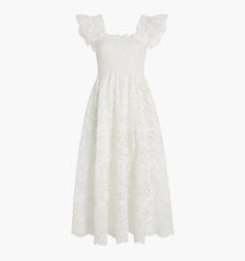 Couturebud The Lace Ellie Nap Dress - White Lace