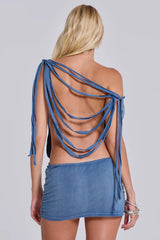 Route 66 Studded Backless Dress