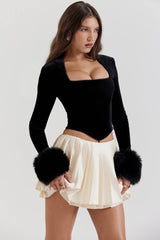 Catriona Black Velvet Bra