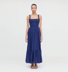 Couturebud The Anjuli Nap Dress - Navy Cotton