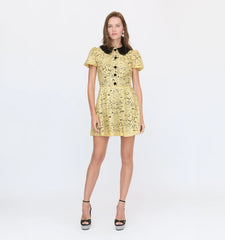 Couturebud The Celeste Dress - Gold Lace