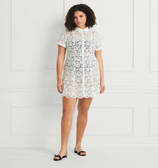 Couturebud The Lace Laura Dress - White Lace